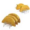 Premium Food Grade Stainless Steel U-shaped 2-slot Taco Rack For Tables