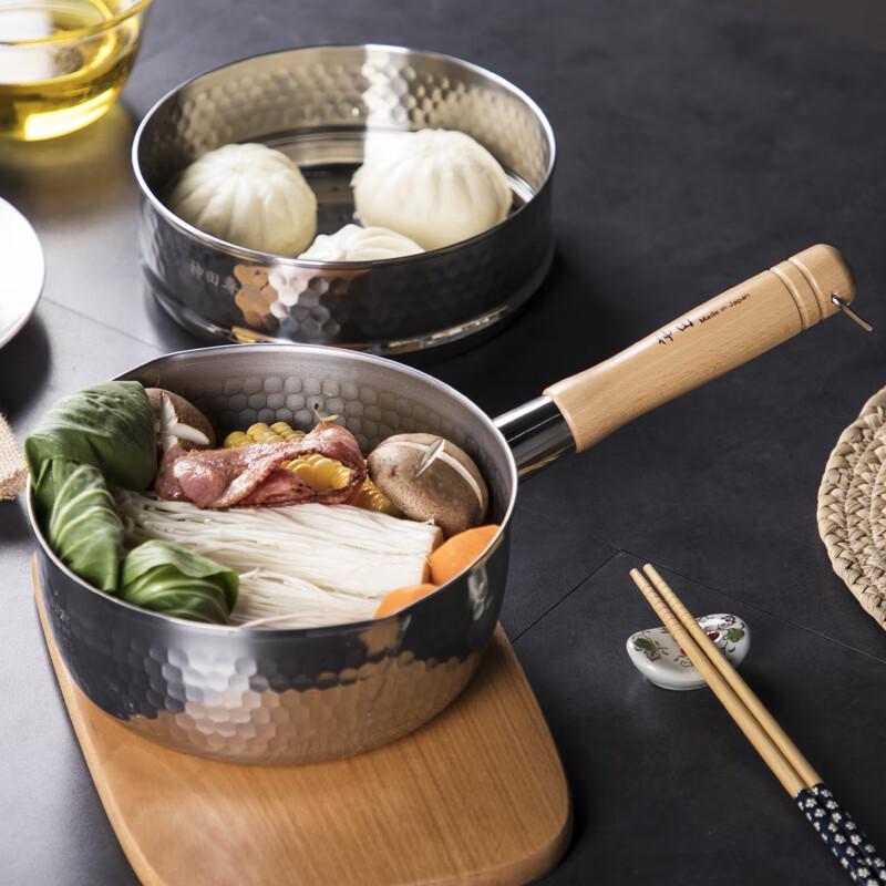 KANDA 20cm Diamond Texture Yukihira Pot Set