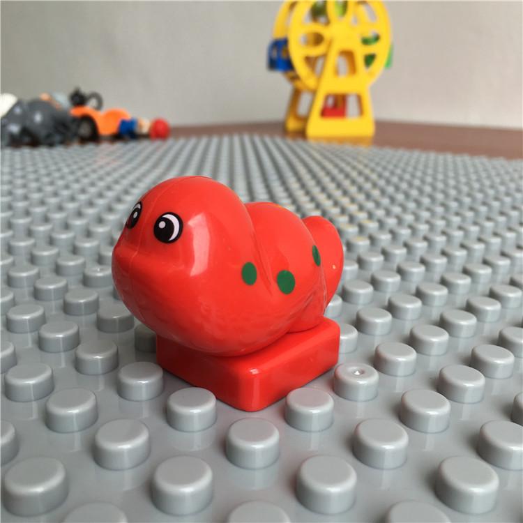 Gegele Lego-Compatible Building Blocks: Large Particles & Small Animal Accessories - Ocean, Zoo, Dinosaur Educational Toys