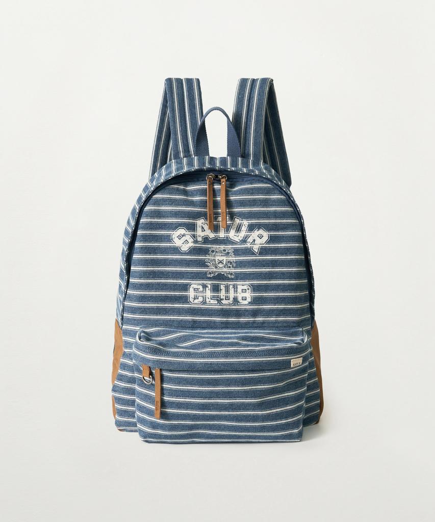 Satur Classic Stripe Backpack Blue