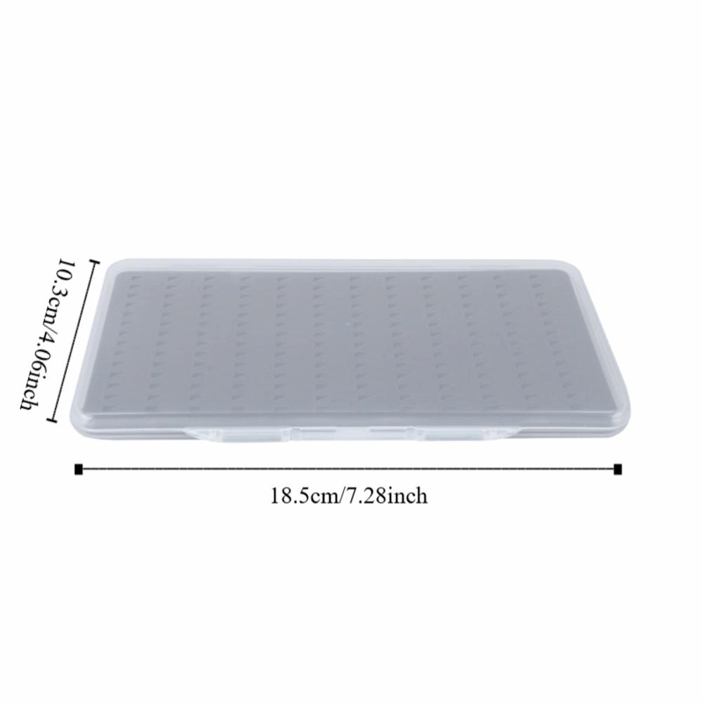 Portable ABS Fly Fishing Box Lightweight Waterproof Fishing Bait Box Clear Lid Fishing Lure Case Outdoor Activities