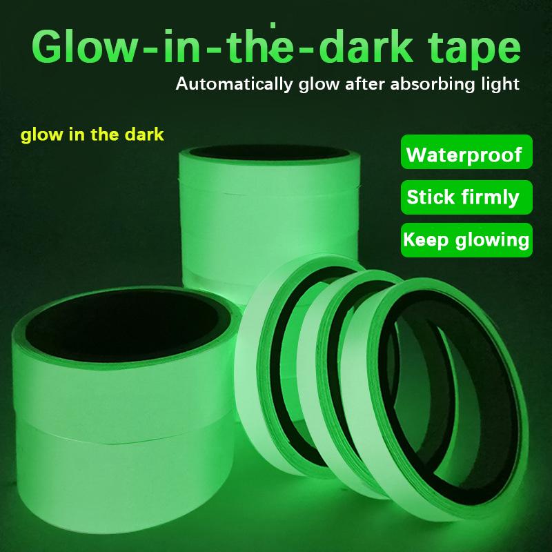 Luminous Tape Luminous Tape Green Warning Ground Light Storage Stair Anti Slip Sticker Reflective Fluorescent Tape