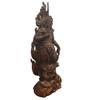 Standing Acala Statue, Carved from Premium Natural Boxwood (Antique Finish), Guardian Deity for Those Born in the Year of the Rooster (21.5cm H x 8cm