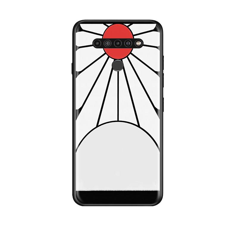 Demon Slayer Anime pro LG G8 G8S G8X V30 V35 V40 V50 V60 ThinQ Q60 K40 K50 K30 K41 K51 K61 K71 K92 Černý kryt na telefon