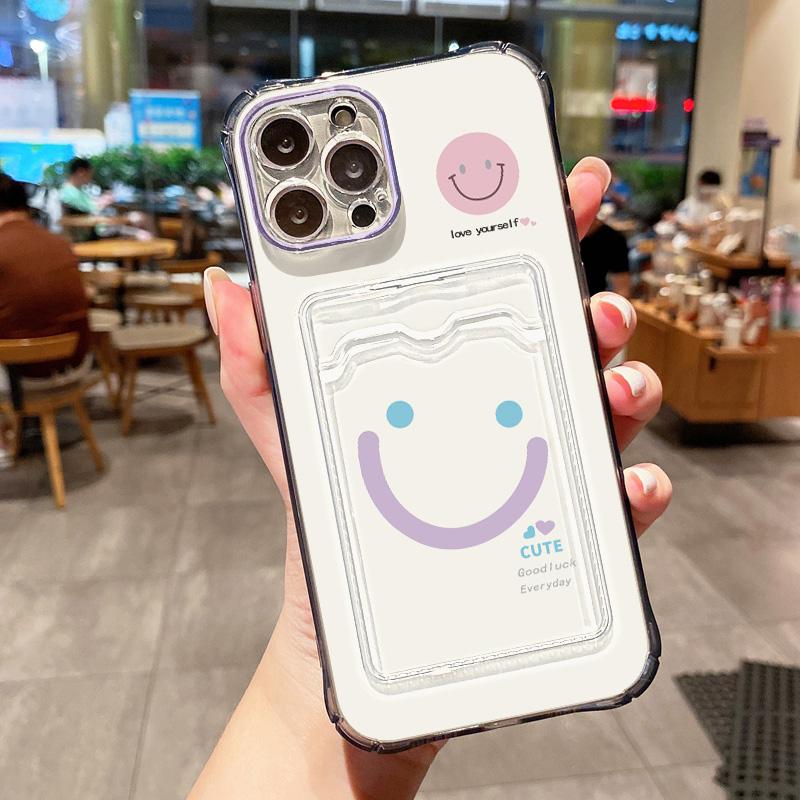 Card Phone Case for iPhone 17 16 15 Pro Max 17 16 15 Pro for Samsung S25 S24 S23 S22 Ultra S21 S20 FE A05s A25 A35 A55 for Xiaomi Redmi Note 12 Case