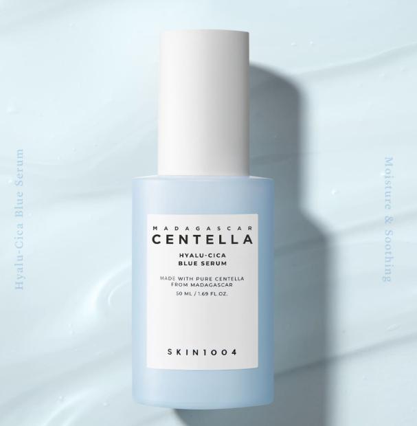 SKIN1004 Madagascar Centella Hyalu-Cica Blue Serum 50ml – Hydration & Soothing Care Serum