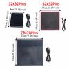 2.6mm Beads LED Perler Beads Board Heat Resistant Light Up Pegboard  Puzzle Making