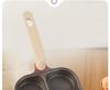 Yiya Lu Titanium Ceramic 3-in-1 Breakfast Pan for Steak, Eggs, and Burgers