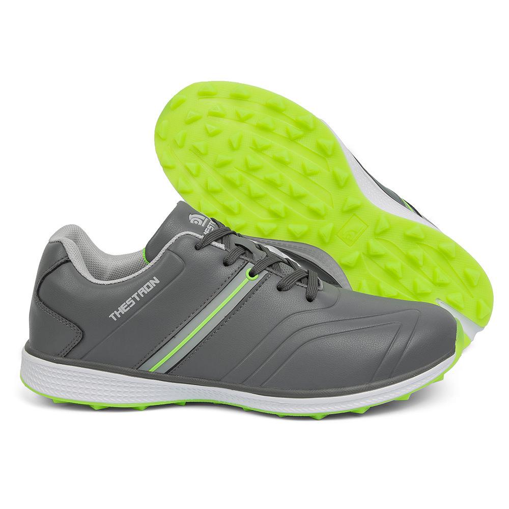 New Waterproof Spiked Golf Shoes - Comfortable  Breathable for Men  Women 46