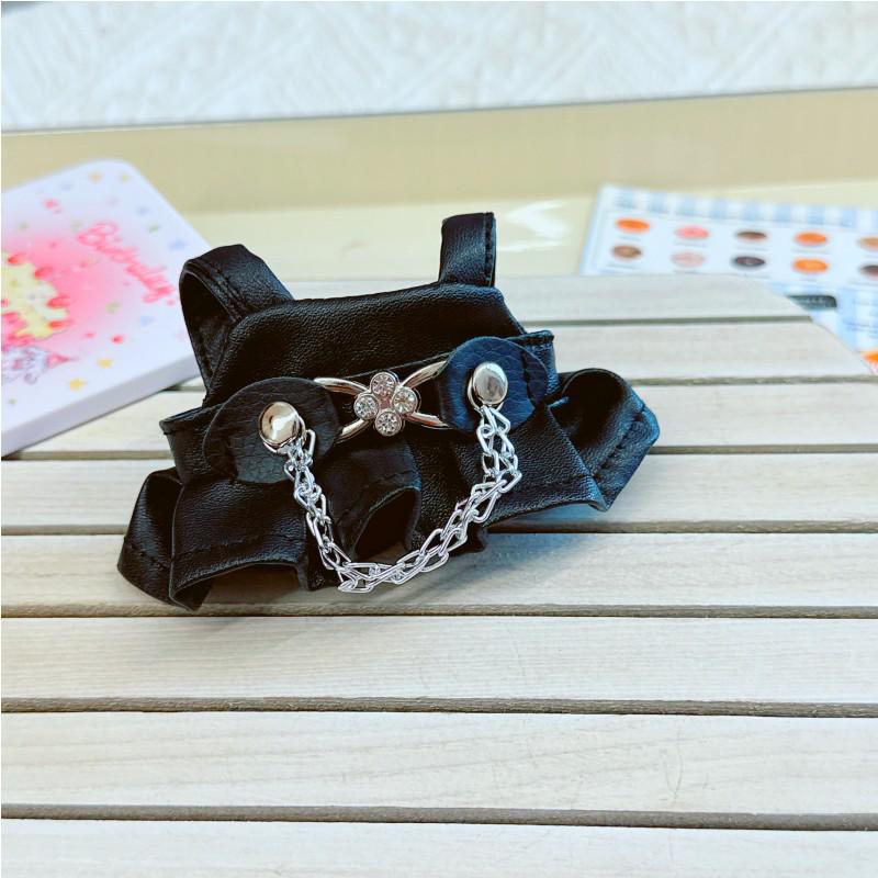 

Комплект одежды для куклы: 10-15см Крутая Горячая Девушка Кожаная Юбка на Подтяжках и Белая Рубашка 20cm