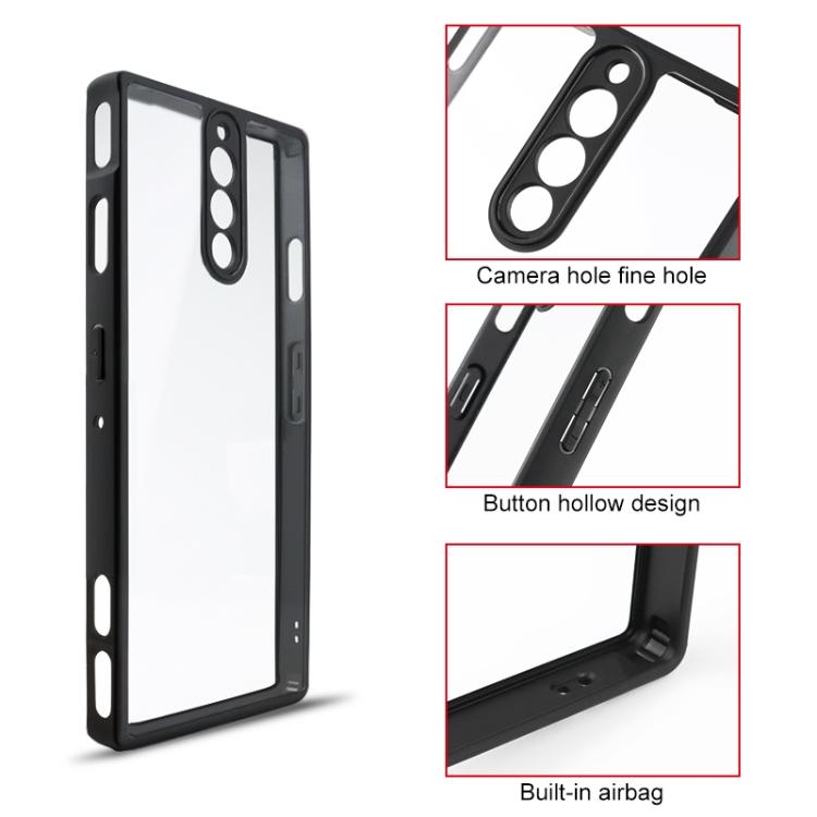 Phonecase for ZTE Nubia Red Magic 8 Pro/8 Pro+/8S Pro Frosted TPU + Transparent PC Phone Case