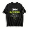 1975 NYC Authentic Handmade Denim Outfitter Graphic Casual Tee Pure Cotton T-shirt