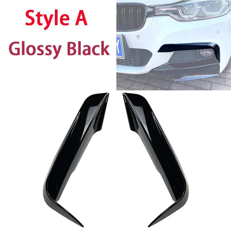 2 pezzi Splitter Paraurti Anteriore Auto per BMW Serie 3 F30 F31 Pacchetto M 2013-2019