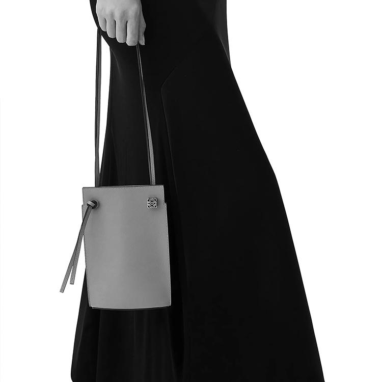 Loewe Classic Solid Color Embossed Letter Puzzle Leather Tote Shoulder Crossbody Bag Women Bags Brown C630R12X01-2530