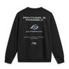 Li Ning Sports Lifestyle Series Back Letter Round Neck Breathable Versatile Loose Sweatshirt Unisex Sweatshirt AWDW341-1
