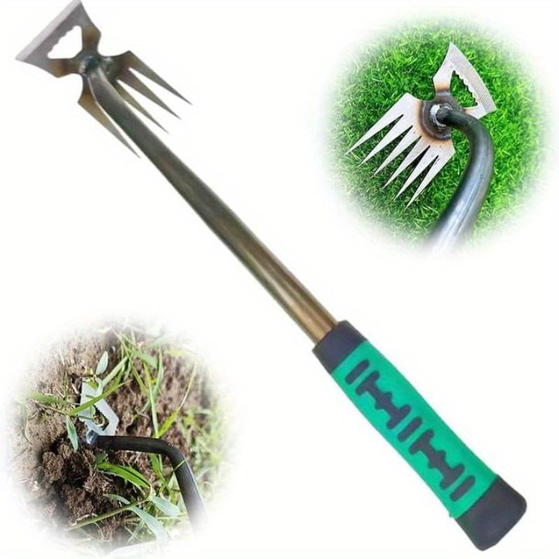 New Garden Weeding Tool: Durable Manganese Steel Manual Weeder for Root Removal In Courtyards and Gardens