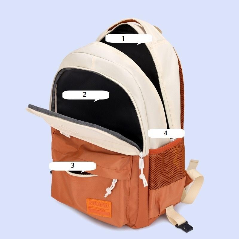 Abnehmbarer Trolley-Rucksack mit doppeltem Verwendungszweck, Schultasche im koreanischen Stil