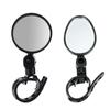 2pcs Adjustable Rotate Bicycle Auxiliary Rearview Mirror Handlebar Mount Wide-Angle Convex Cycling Rear View Mirrors Accessories