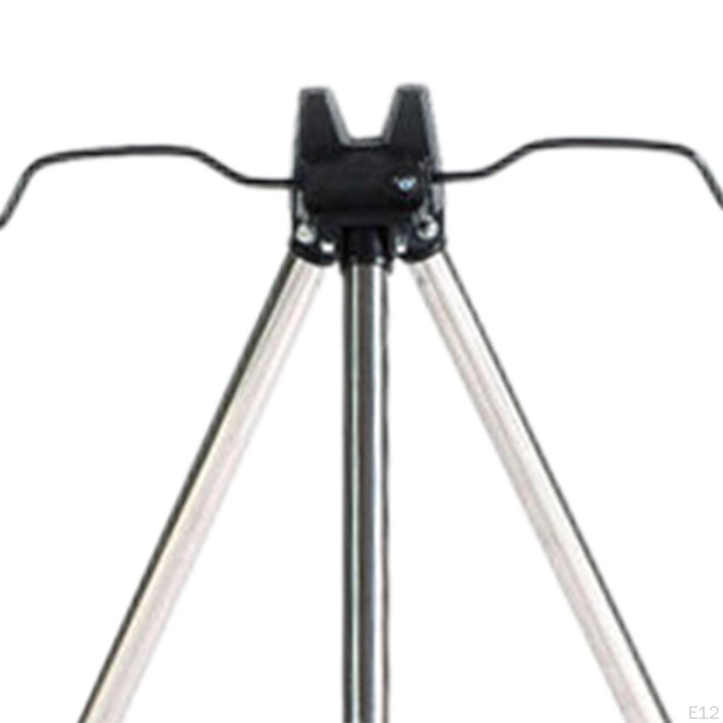 Collapsible Rods Tripod Stand Holder Portable Bracket for Outdoor Rod Beach Pier