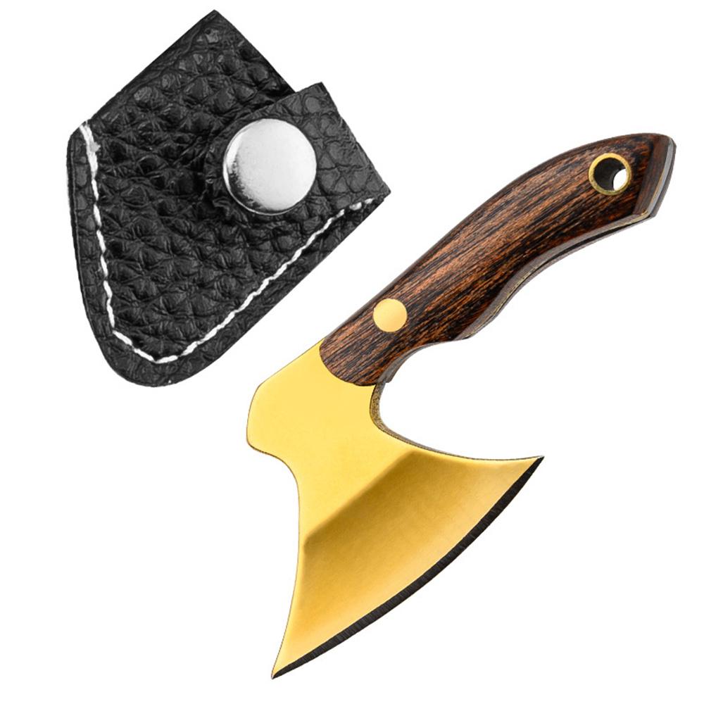 Small Kitchen Mini Keychain Stainless Steel Pocket Portable Outdoor Wine Bottle Opening Tool With Leather Case 4