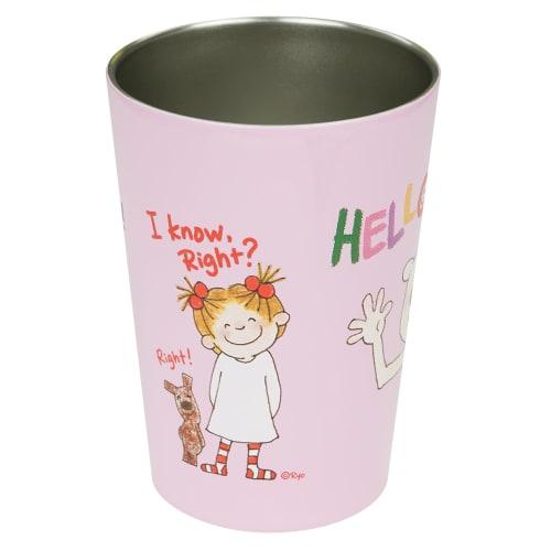 

Coco-chan Greeting Life Stainless Steel Tumbler, Coco Hello, RYL-1079, Pink
