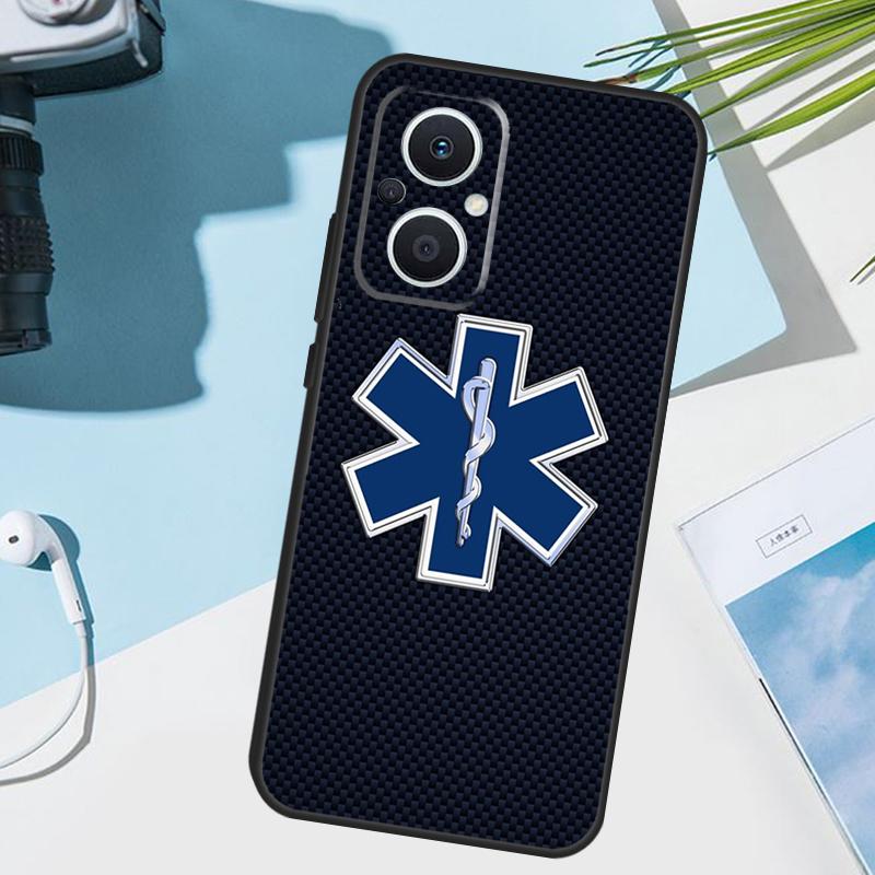 Emergency Medical Star of Life Cover For OPPO Reno 13 F 10 11 12 14 Pro 11F 12F 14F 7 8 Lite OPPO Find X9 X8 X5 X6 Pro Case