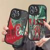 Classic Anime K-kaiju No8 Leather Phone Case For IPhone 16 15 14 13 12 11 Pro Max Plus Shockproof Cover