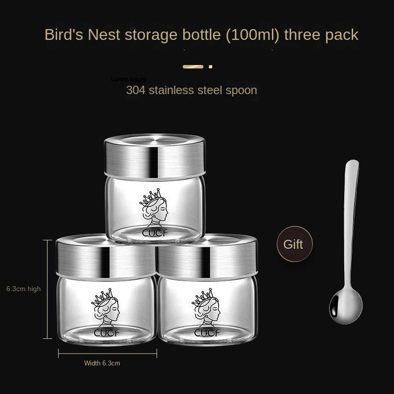 

Раздаточные банки CUGF «Птичье гнездо» для домашнего использования. Могут быть приготовлены на пару. Стеклянные банки. Герметичные банки. Устойчивые к высоким температурам стеклянные банки пищевого качества.