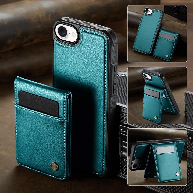 Wireless Charge Detachable Wallet Phone Case Cover for iPhone 17E/17 Air/17 Promax, for iPhone 16E/15/14 Card Holder Case