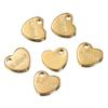 50pcs Stainless Steel End Charms Pendants Vacuum Plating Bracelet Chain Extension Tail Charm for DIY Jewelry Making No Fade
