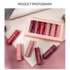 Rossetto antiaderente per labbra sexy in velluto opaco lucidalabbra 6 pezzi/set