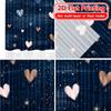 Set Of 2 Flat Printing Heartsplash Polyester Chic Creative Curtains Versatile Fabric Decorations Home Suitable Made