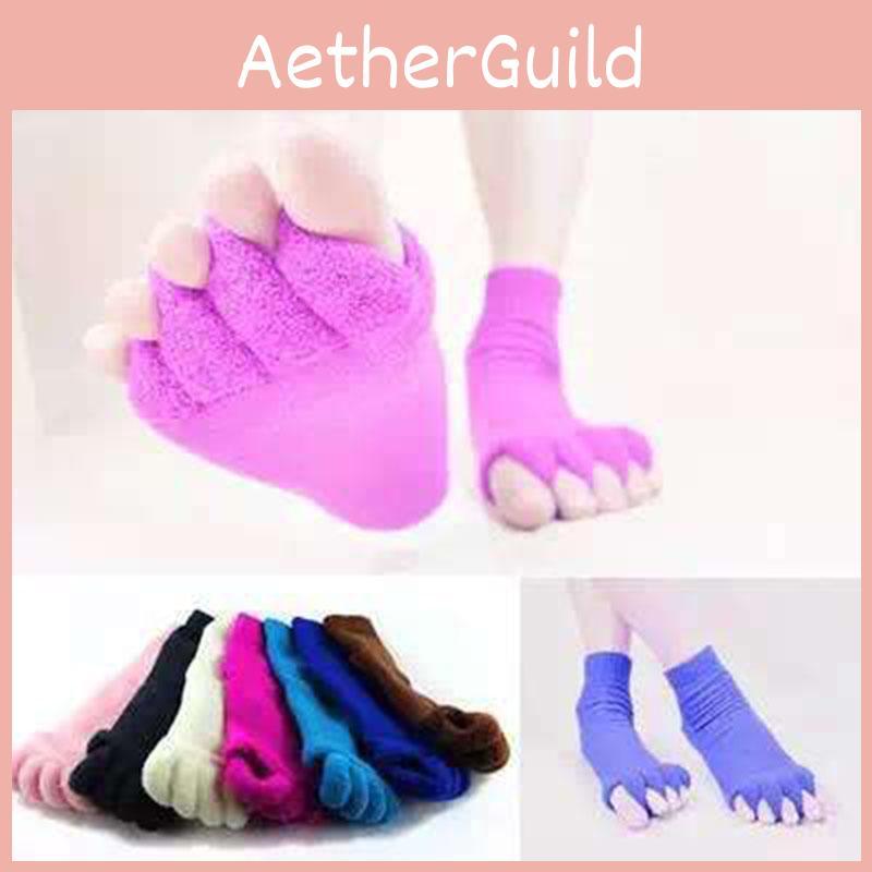 Fashionable Five Finger Toe Socks For Women With Breathable Cotton And Massage Benefits