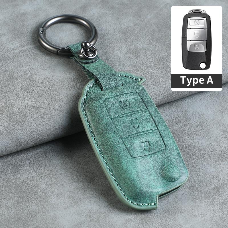 For BAIC WEVAN m35 M30  M20 HYOSOW S3 s3l20 M30S S6 S2 S5 Bispeed t5 Leather Key Cover Keychain Key Case Car Key rope Keyring