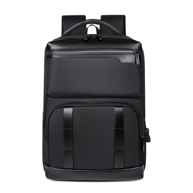 Large-capacity Backpack, Simple Commuting, Oxford Fabric Business Backpack, Charging Port, Multi-functional Business Trip Backpack