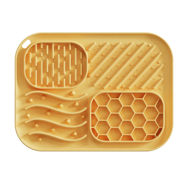 

Cross-Border Slow Feeder Dog Bowl with Suction Cups: Anti-Choking, Non-Slip, Anti-Tip, and Dog Licking Mat Silicone