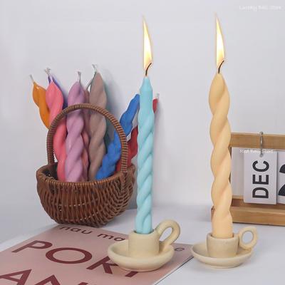 DIY Lange Streifen Kirchenkerze Silikonform Unregelmäßige Form Wachs Kerzenlicht Dinner Handgemachte Kerzenherstellung Zubehör Heimdeko