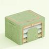 24/66L Large capacity clothes basket Steel frame foldable clothes storage box Cotton quilt hat scarf Wardrobe organizer