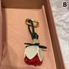 Flower Leather Bags Charm Ornaments Cowhide Flower Decorative Hanging Tassels Car Handbag