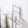 Wall Mounted Space Saving Toothbrush Holder Razor Rack Toothpaste Organizer Bathroom Accessories