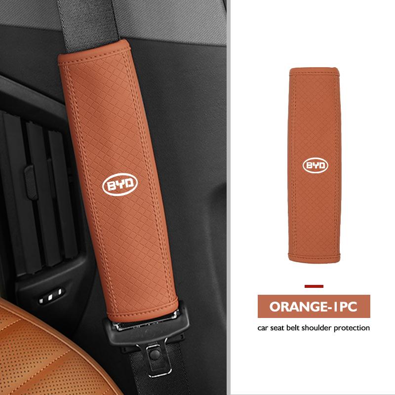 Car Safety Belt Cover Shoulder Protective Pad Anti-slip Pads Auto Accessories For BYD 3 Yuan F3 E6 F0 G3 I3 Plus Ea1 Song Max