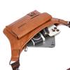 Men's Crossbody Bag Chest Bags High Quality Shoulder Bag Chest Bag for Men Fashion Business Messenger Bag PU Leather Waist Bags