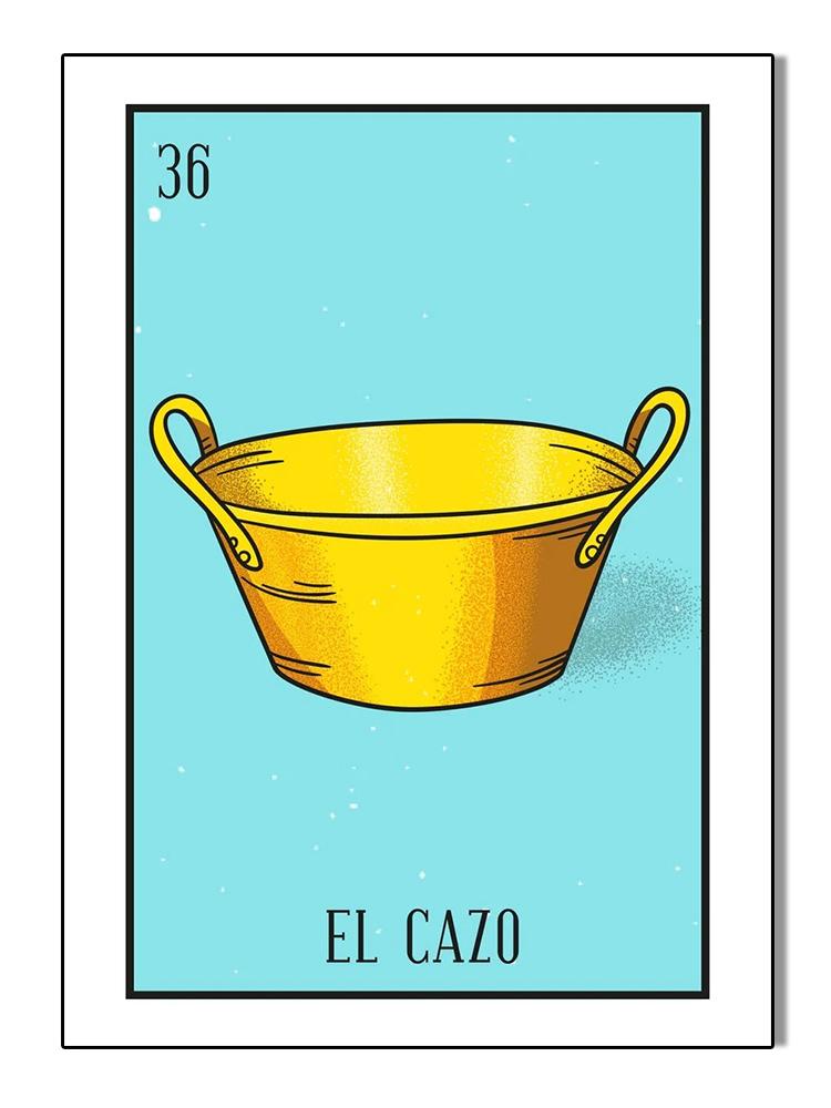 Abstraktní mexická loterie kreslený plakátový tisk plátno malba papoušek srdce severské nástěnné umění pro obývací pokoj domácí dekorace