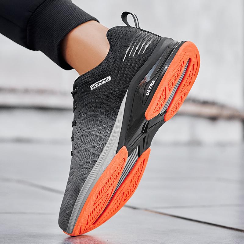 Big Size 39-50 Men Running Sneakers Mesh Breathable Trail Running Shoes Comfortable Jogging Sneakers Men Outdoor Sports Shoes