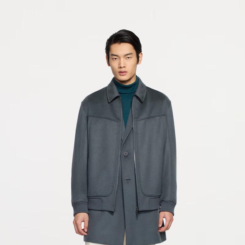 K-Boxing Men's Premium Lapel Wool Blend Jacket