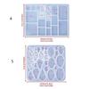 DIY Drop Earring Mold 3D Resin Pendants Moulds Fashionable Ear Jewelry Molds Silicone Material for Hand-Making Earrings