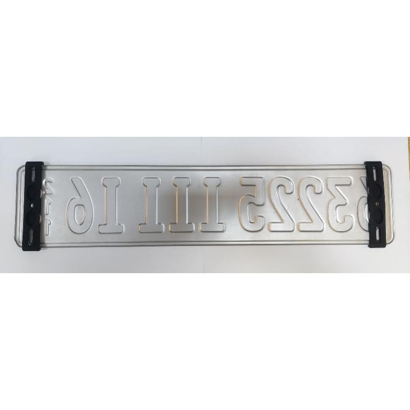 4Pcs Weather-Proof Frameless License Plate Frame Frameless License Plate Mount Car Tag Frame For Front And Rear Car Tags