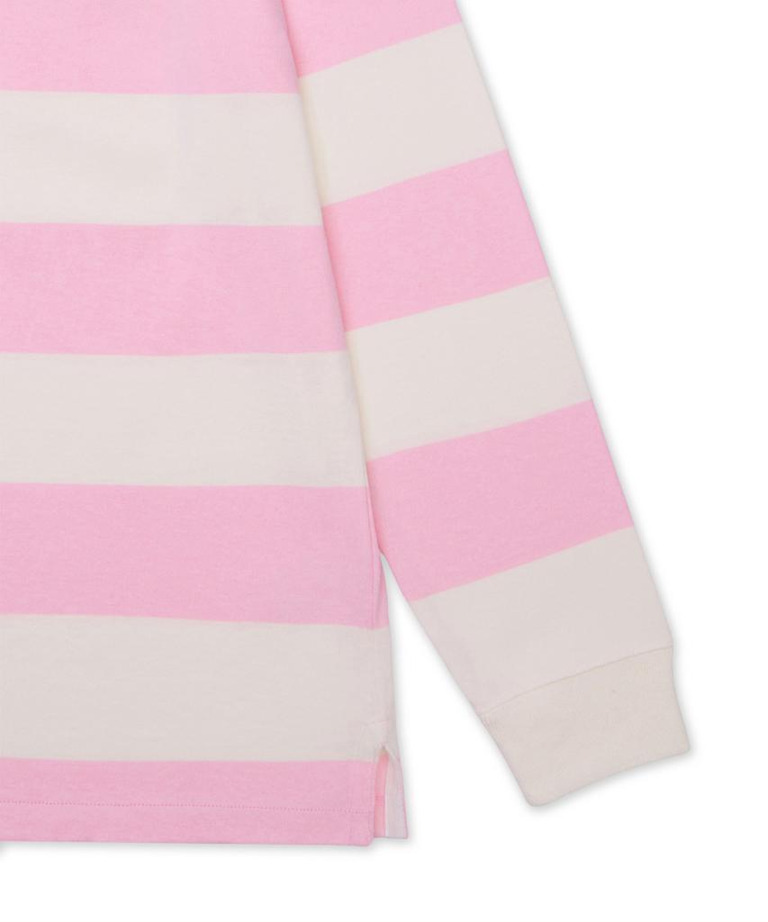 POLO RALPH LAUREN Classic Fit Polo Bear Jersey Rugby Shirt - Pink