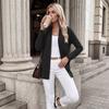 Women's Casual Long Sleeve Open Front Cardigan Knit Sweater with Pockets Lightweight Soft Comfortable Layering Top