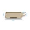 W204 X204 Car Front Sun Visor Mirror Makeup Sun Shade Cosmetic Mirror Cover For Mercedes BENZ C GLK C204 C200 C250 C260 GLK300